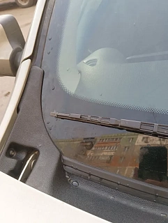 Жабо под лобовое стекло вар №1 Рено Дастер (Renault Duster 2010-2020)