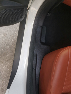 Комплект накладок на ковролин, передние и задние для Renault Duster 2 / Рено Дастер 2 (2021 - н.в.) - 4 шт