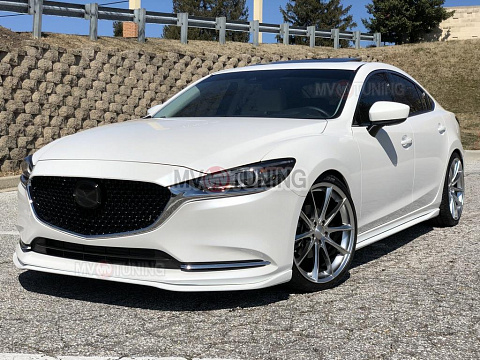 Комплект сплиттеров(передний и боковые-сплиттеры (пороги) Mazda 6 / Atenza GJ (2018 - 2023)