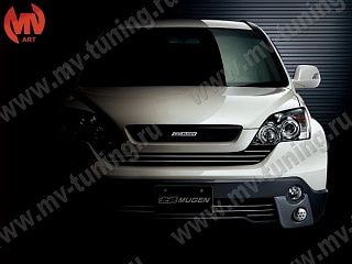 Решетка радиатора (БЕЗ СЕТКИ) "Mugen Style" Нonda CR-V (2007-2009) + УСТАНОВОЧНЫЙ КОМПЛЕКТ