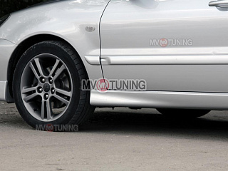 Пороги "SPORT 2.0" Mitsubishi Lancer 9 IX (2003-2009) + УСТАНОВОЧНЫЙ КОМПЛЕКТ