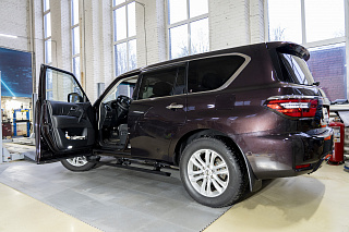 Электрические Пороги ATS для Nissan Patrol  VI (2010-2024)  Под заказ