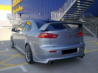 Спойлер в стиле EVO для Mitsubishi Lancer X 10 (2007-2017)