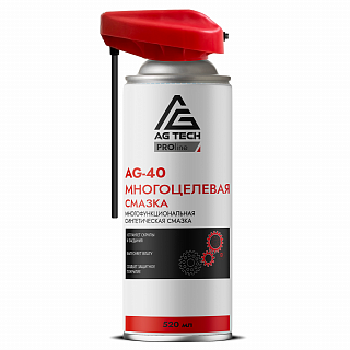 Многоцелевая смазка AG-40 AG-TECH ProLine 520 мл (кобра)